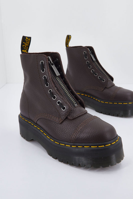 DR. MARTENS SINCLAIR MILLED NAPPA en color BURDEOS (2)