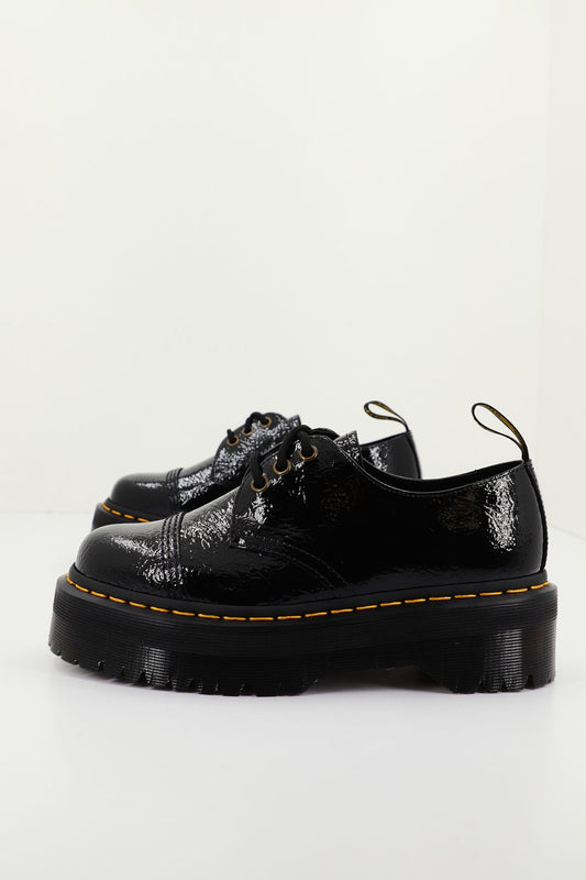 DR. MARTENS  QUAD TC DISTRESSED en color NEGRO (1)