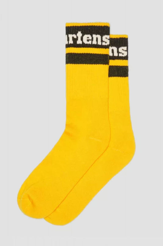 DR. MARTENS ATHLETIC LOGO SOCK en color AMARILLO (1)