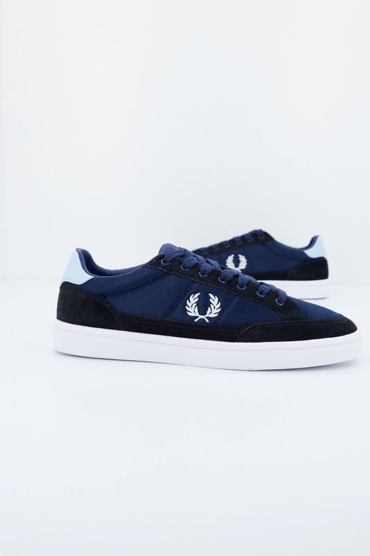 FRED PERRY DEUCE MESH/SUEDE en color AZUL (1)