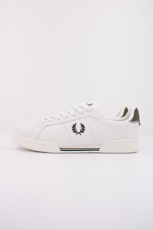 FRED PERRY B722 LEATHER en color BLANCO (1)