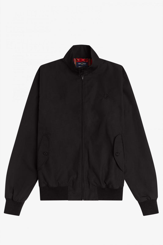 FRED PERRY HARRINGTON JACKET en color NEGRO (2)