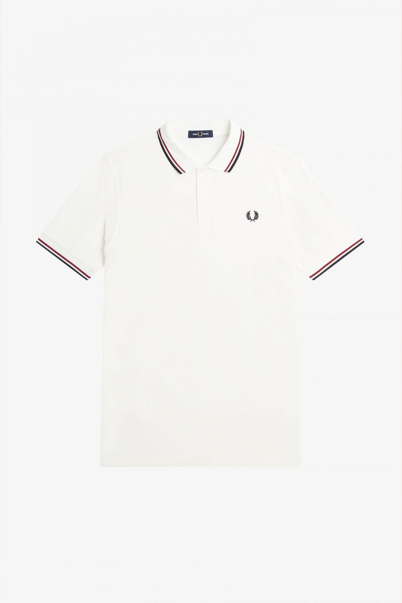 FRED PERRY TWIN TIPPED en color BLANCO (2)