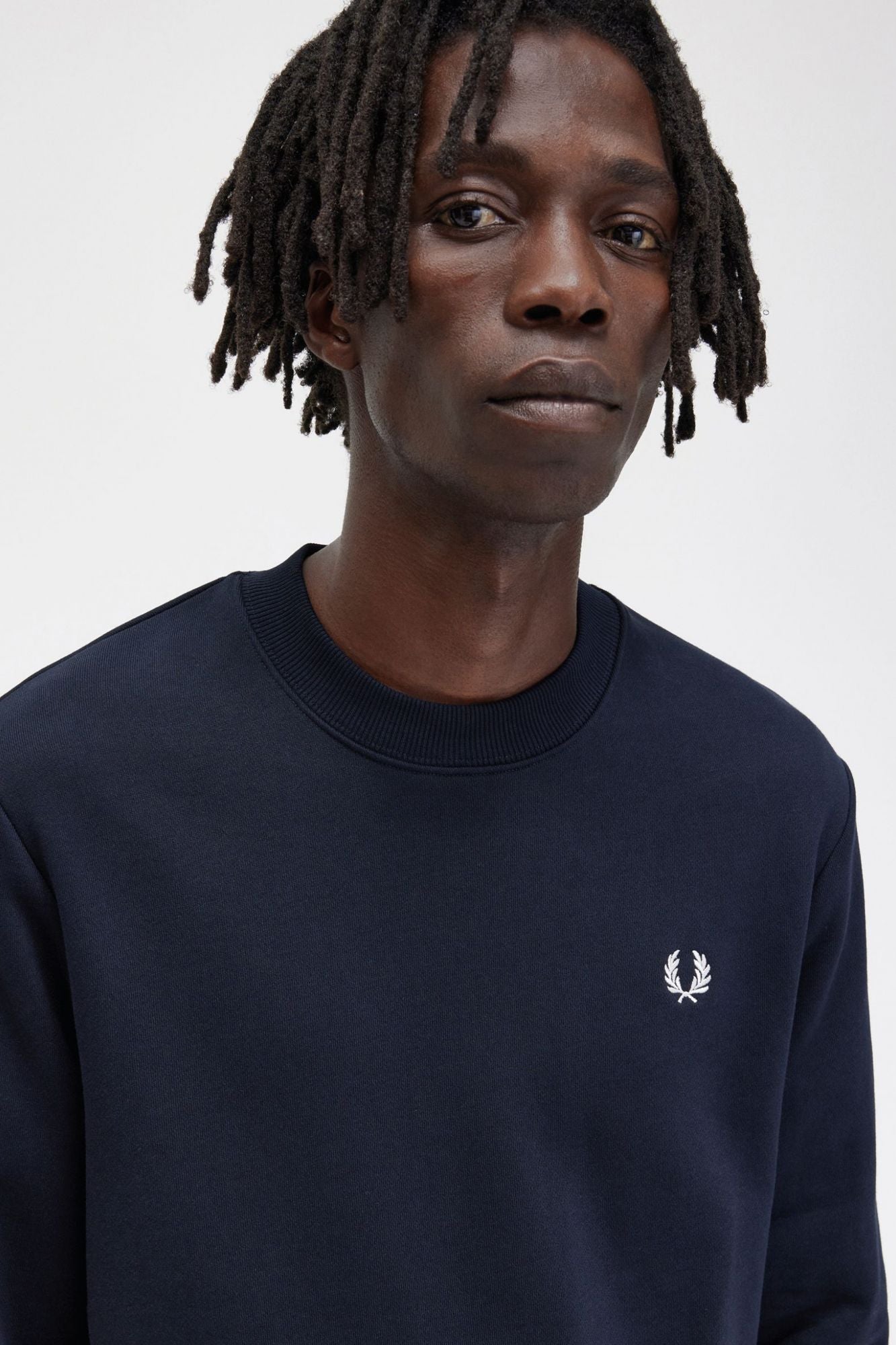 FRED PERRY CREW NECK en color AZUL (4)