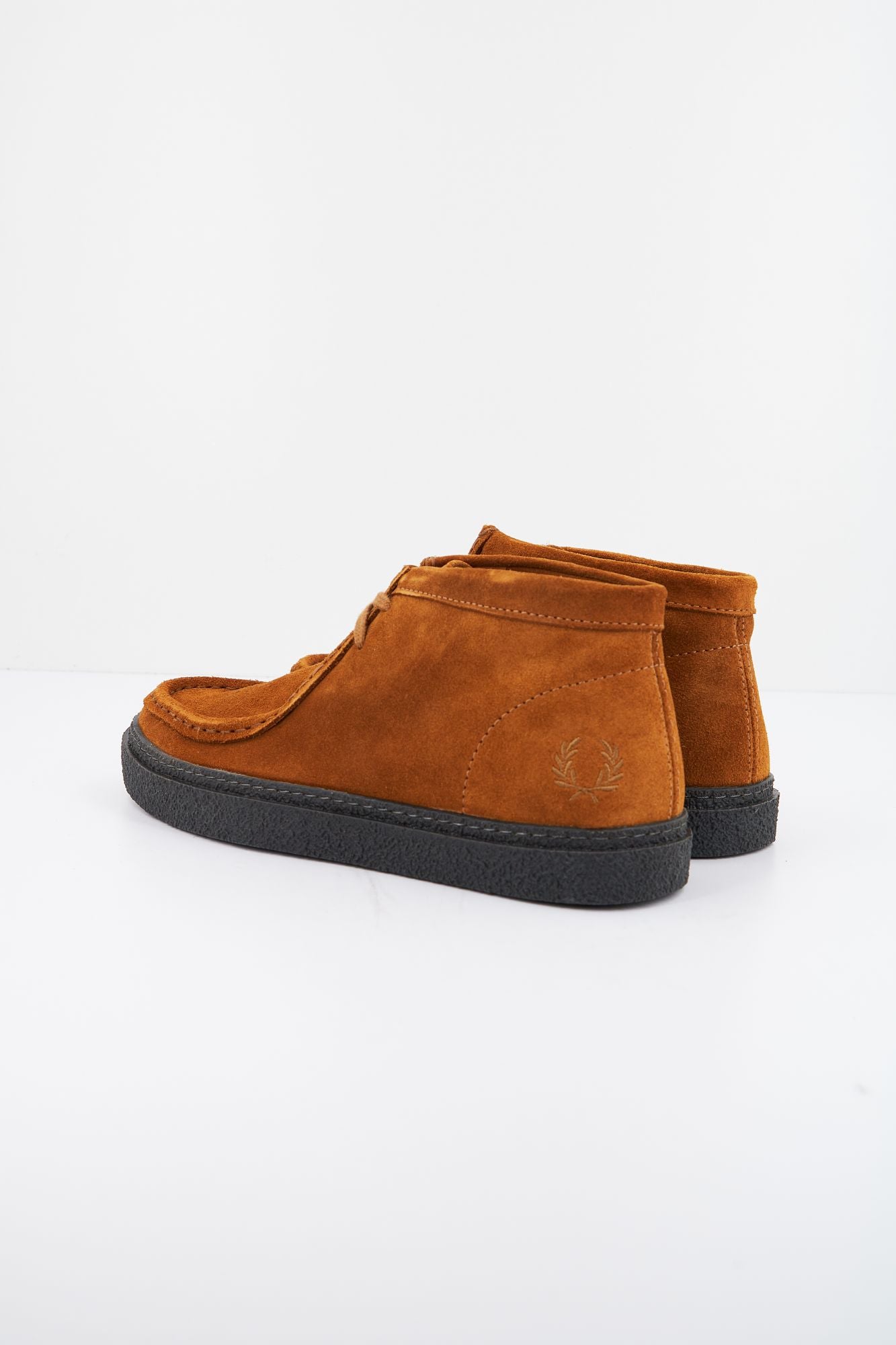 FRED PERRY DAWSON MID SUEDE en color MARRON (3)