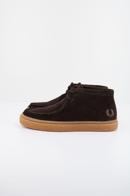 FRED PERRY DAWSON MID CORDUROY en color MARRON (1)