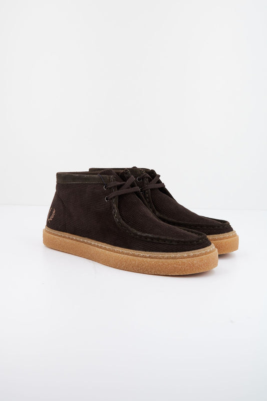 FRED PERRY DAWSON MID CORDUROY en color MARRON (2)