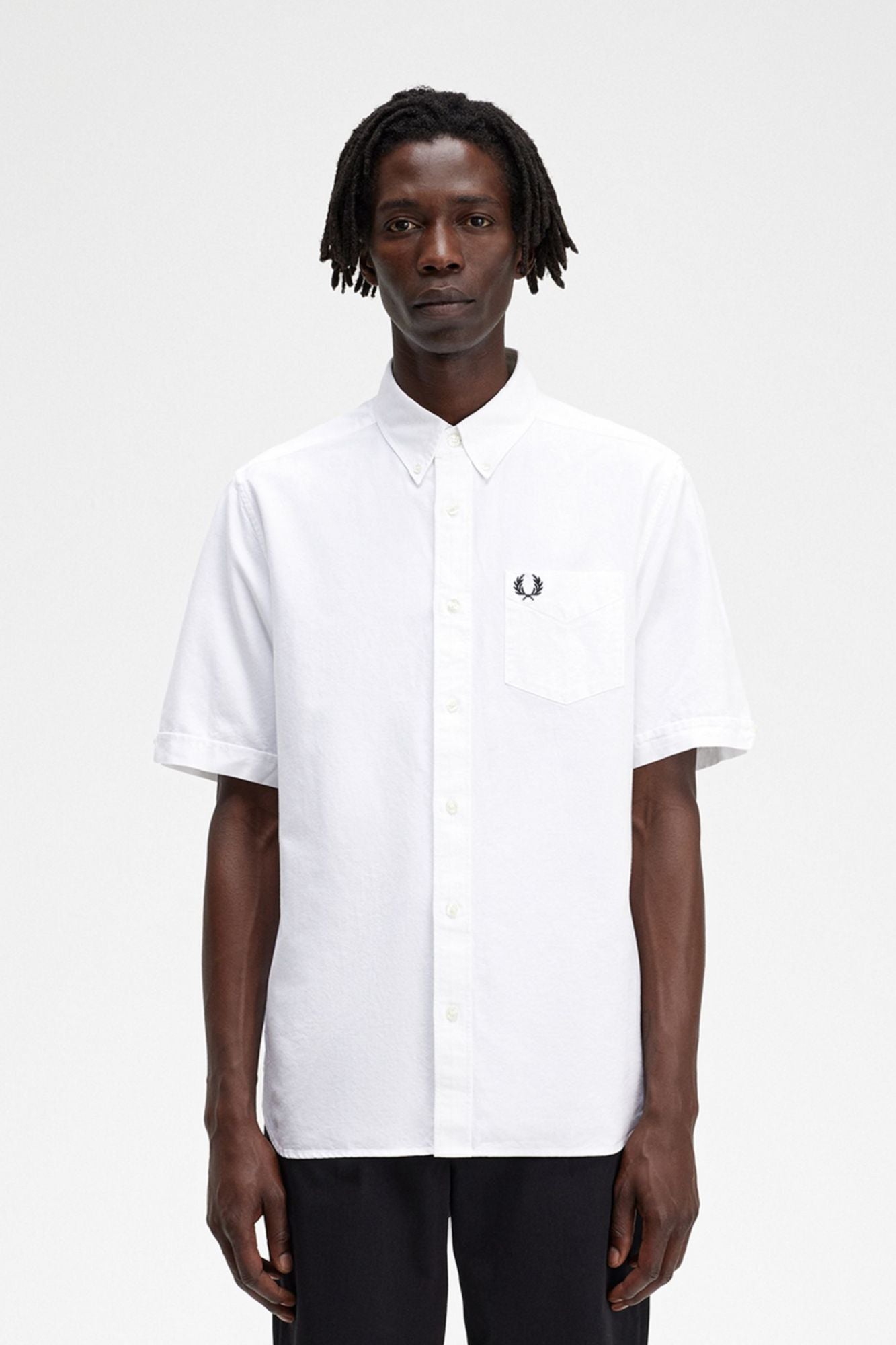 FRED PERRY OXFORD SHIRT en color BLANCO (1)