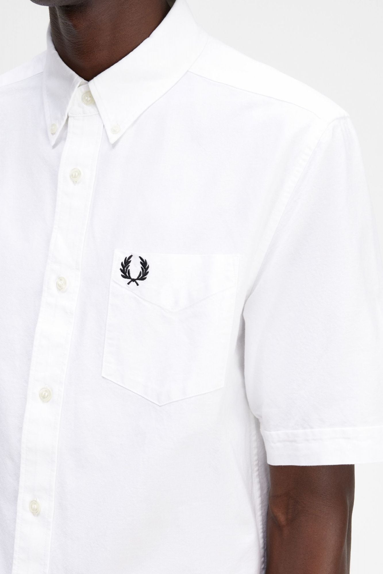 FRED PERRY OXFORD SHIRT en color BLANCO (4)