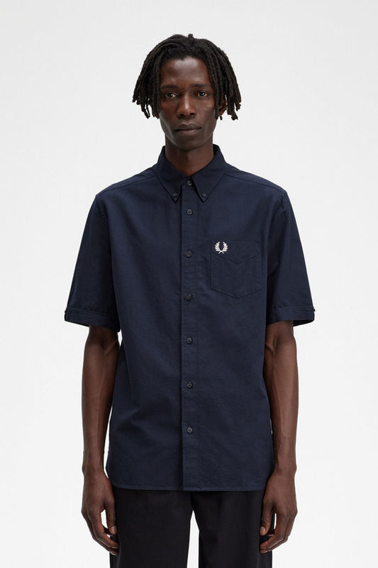 FRED PERRY OXFORD SHIRT en color AZUL (1)