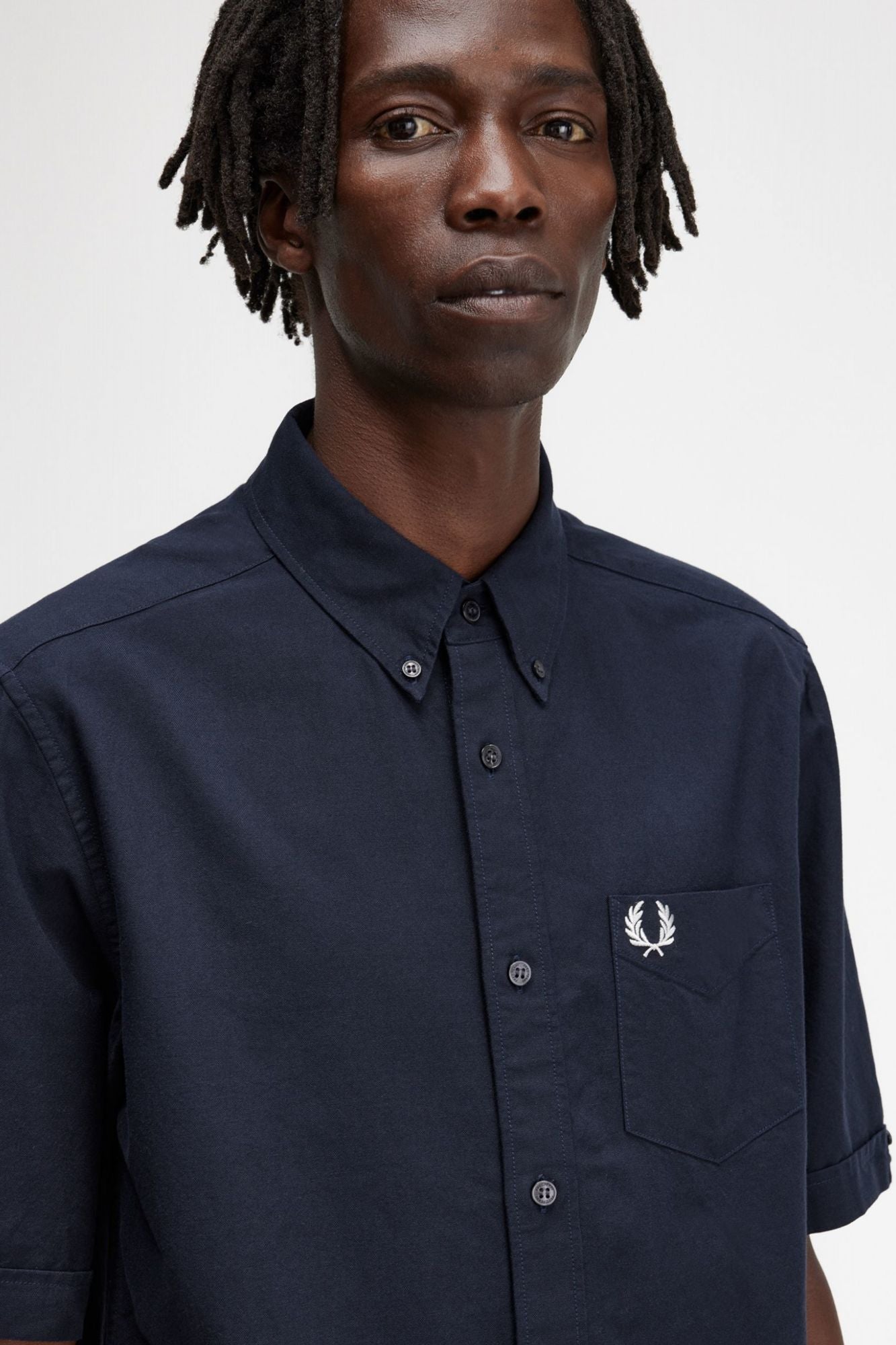 FRED PERRY OXFORD SHIRT en color AZUL (4)