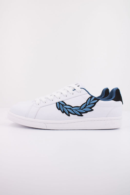 FRED PERRY B721 LEATHER/BRANDE en color BLANCO (1)