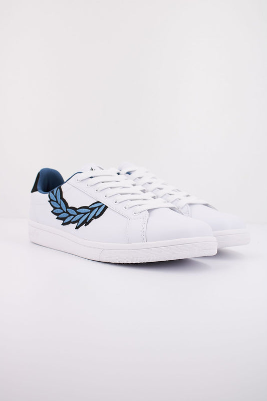 FRED PERRY B721 LEATHER/BRANDE en color BLANCO (2)