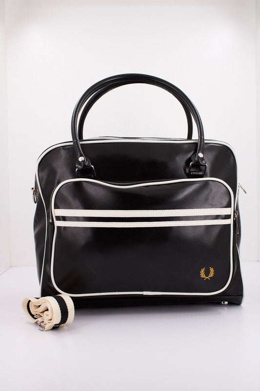 FRED PERRY CLASSIC HOLDALL en color NEGRO (1)