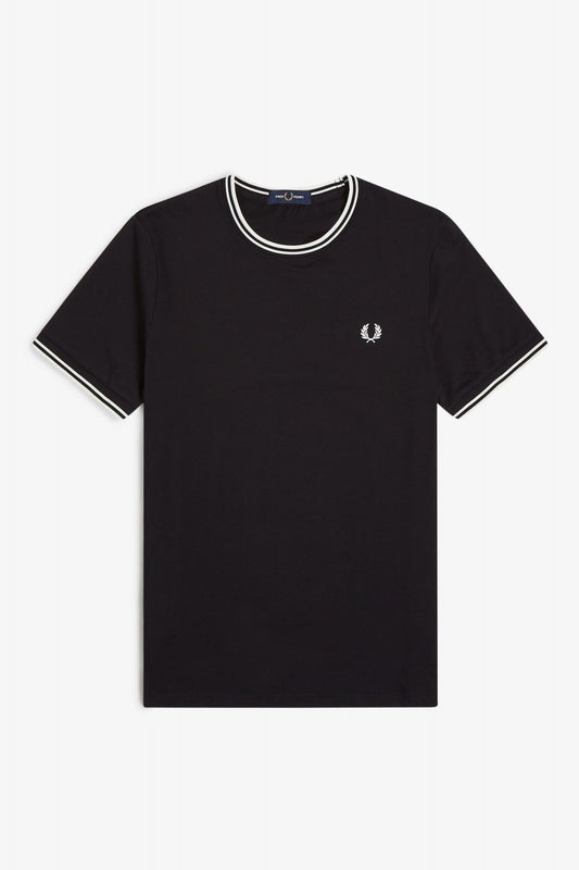 FRED PERRY M1588FP  en color NEGRO (2)