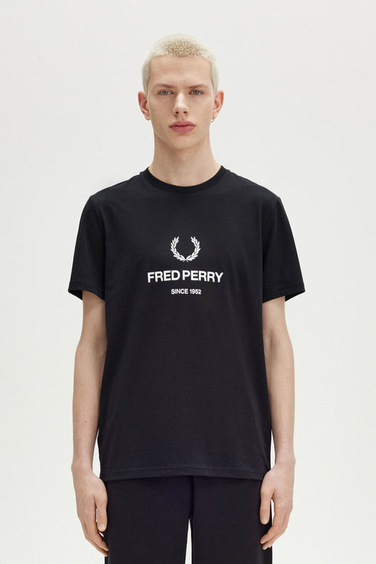 FRED PERRY M8588FP  en color NEGRO (1)