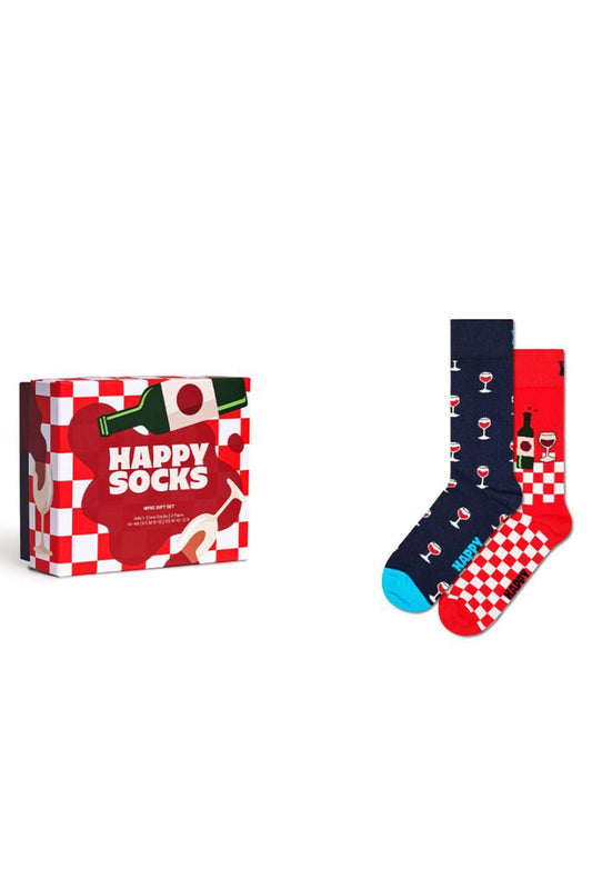 HAPPY SOCKS WINE SOCK en color ROJO (1)