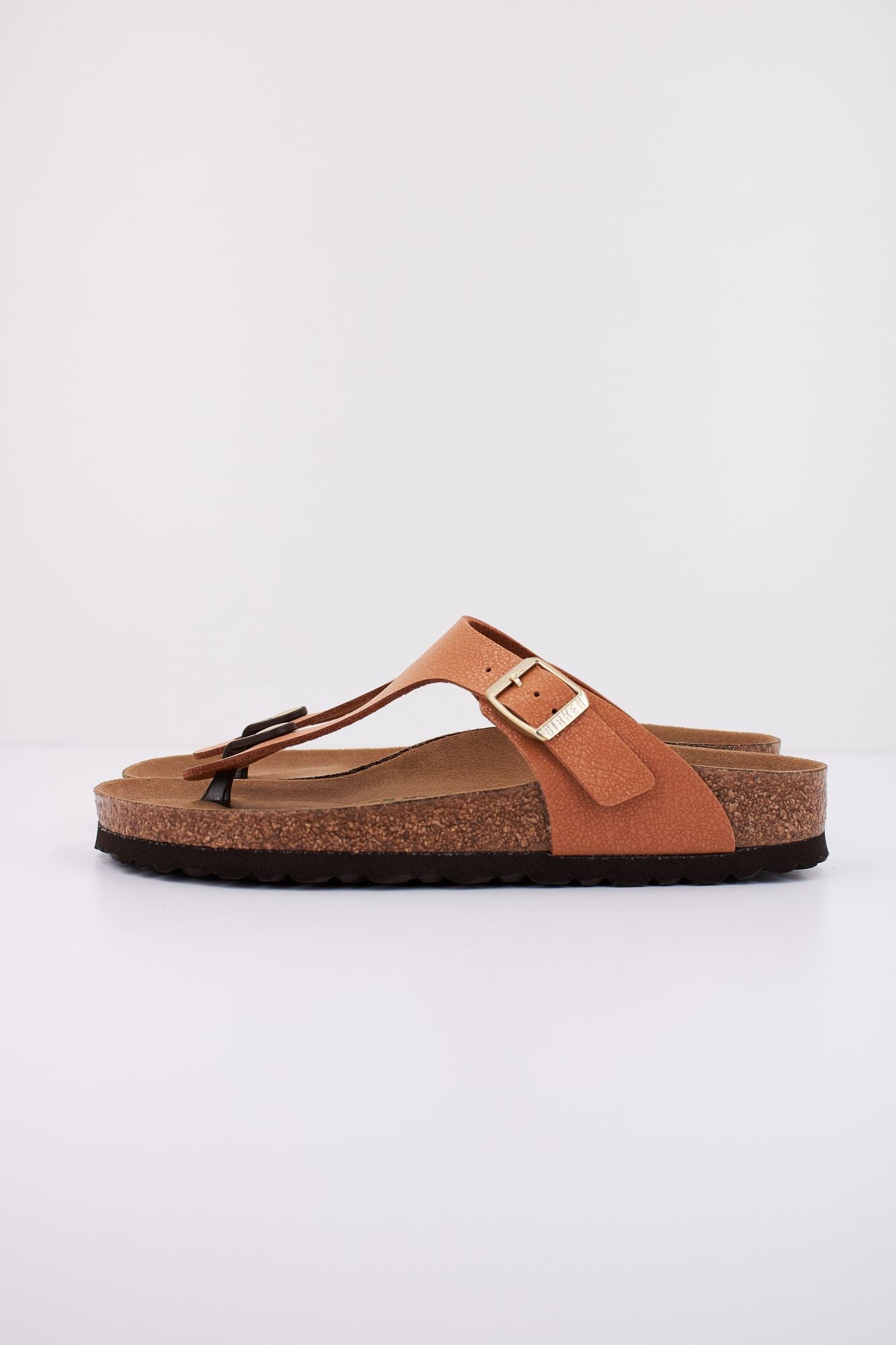 BIRKENSTOCK GIZEH BIRKO-FLOR NUBUCK en color MARRON CLARO (1)