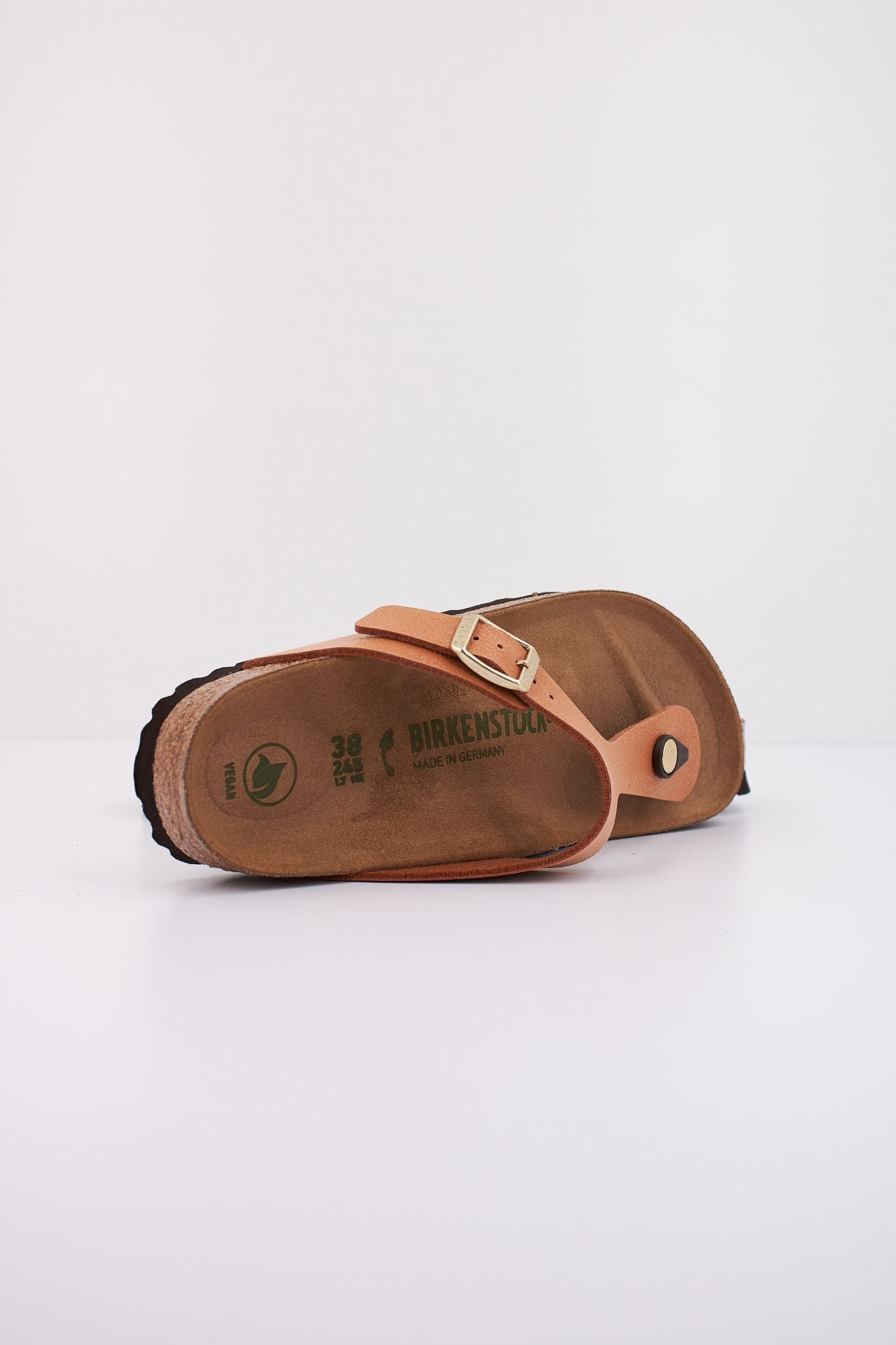 BIRKENSTOCK GIZEH BIRKO-FLOR NUBUCK en color MARRON CLARO (5)