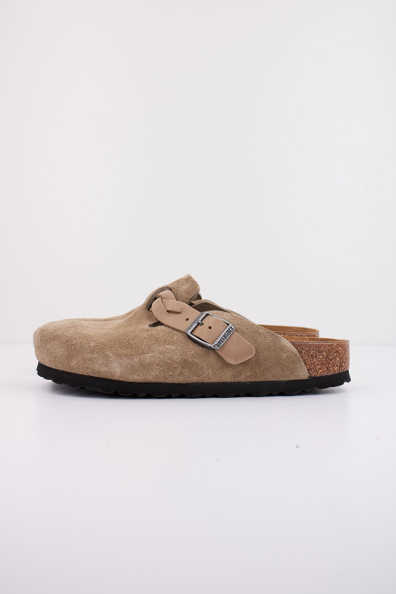 BIRKENSTOCK BOSTON BRAIDED SUEDE LEAT en color BEIS (1)