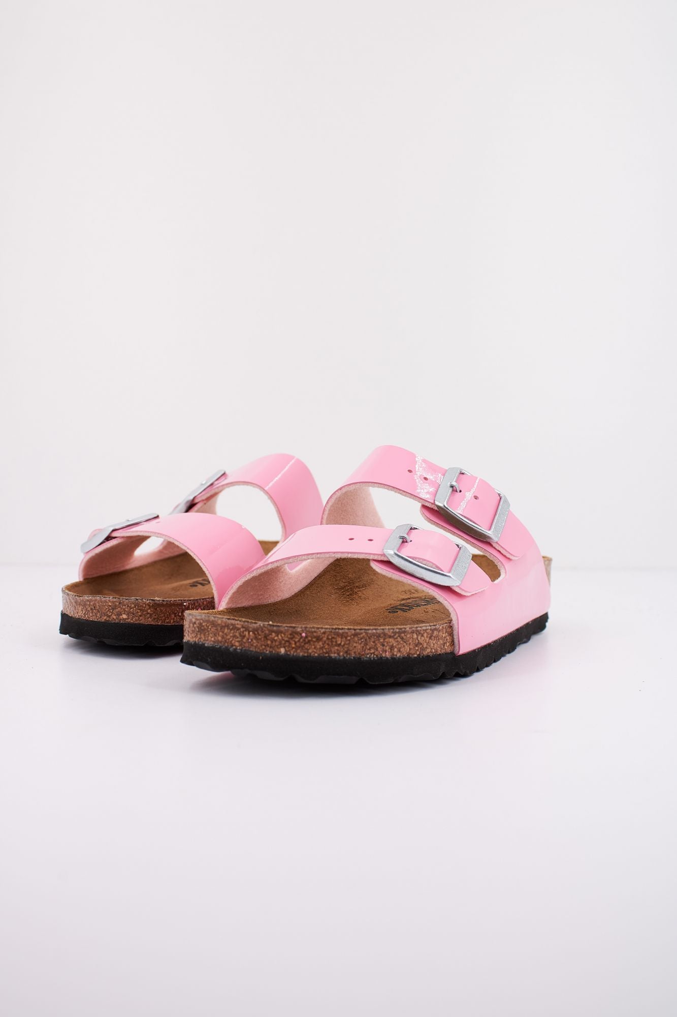 BIRKENSTOCK ARIZONA BIRKO-FLOR PATENT en color ROSA (2)