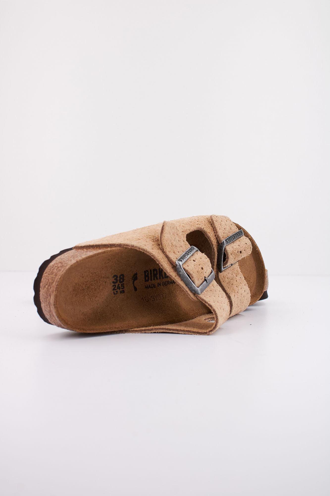 BIRKENSTOCK ARIZONA SUEDE EMBOSSED en color BEIS (4)