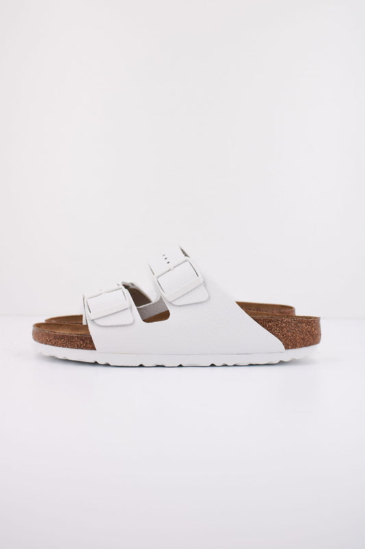 BIRKENSTOCK ARIZONA NATURAL LEATHER en color BLANCO (1)