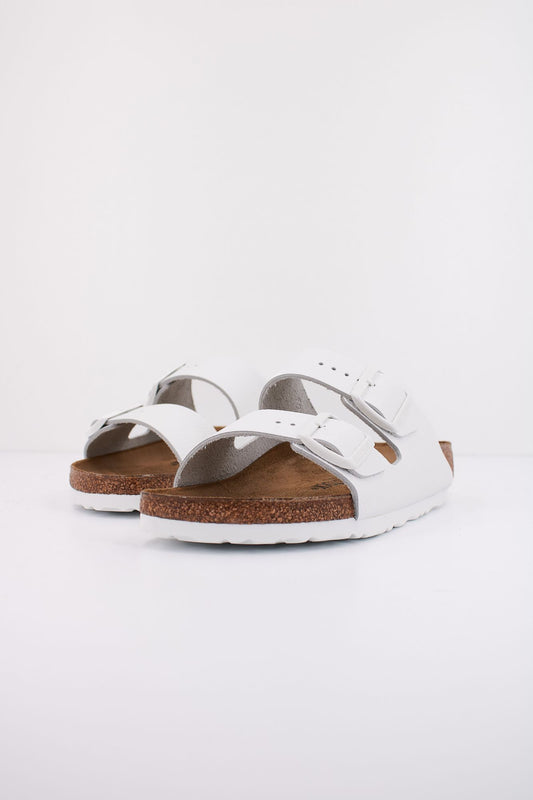 BIRKENSTOCK ARIZONA NATURAL LEATHER en color BLANCO (2)