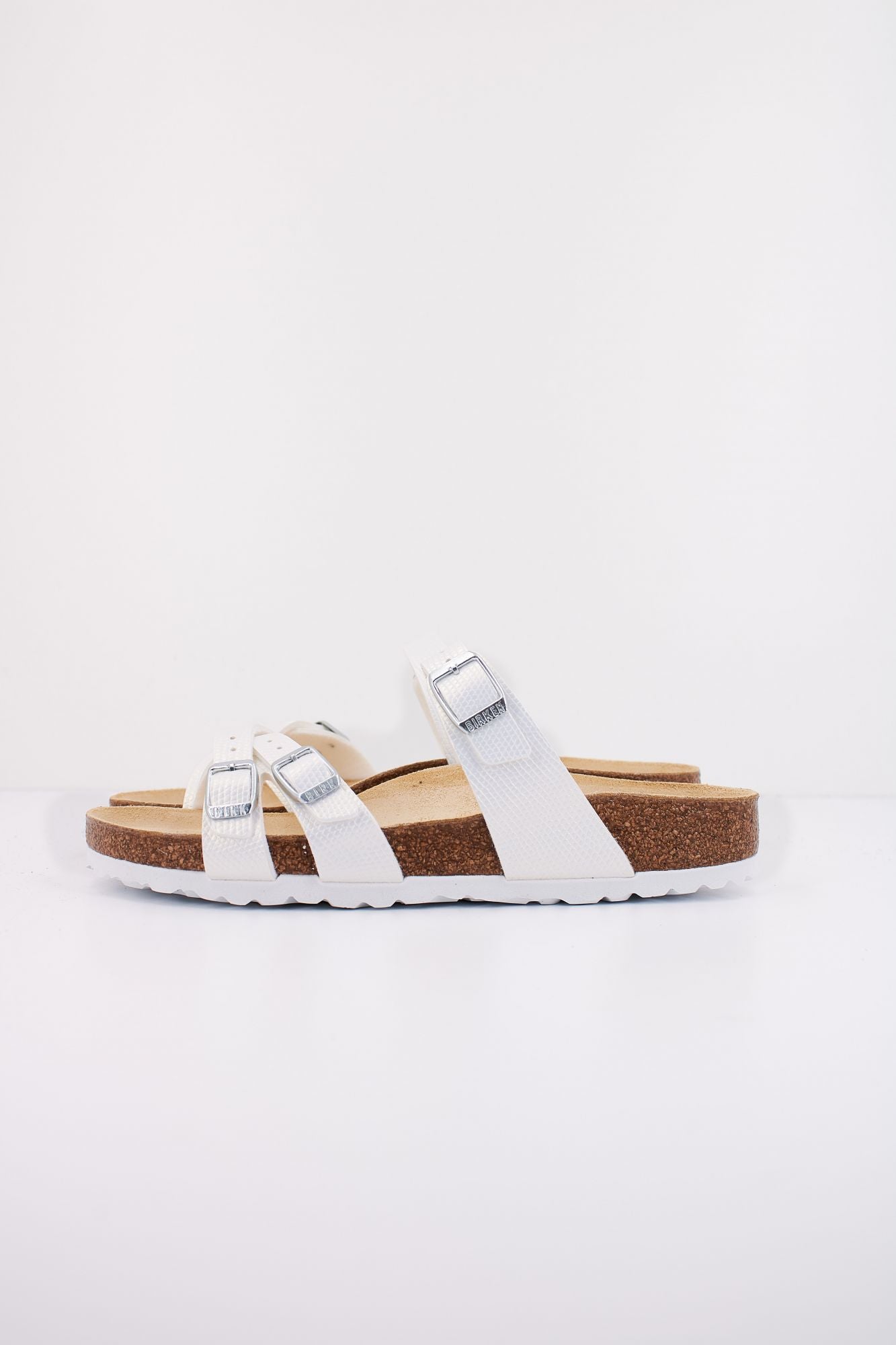 BIRKENSTOCK FRANCA BIRKO-FLOR EMBOSSE en color BLANCO (1)