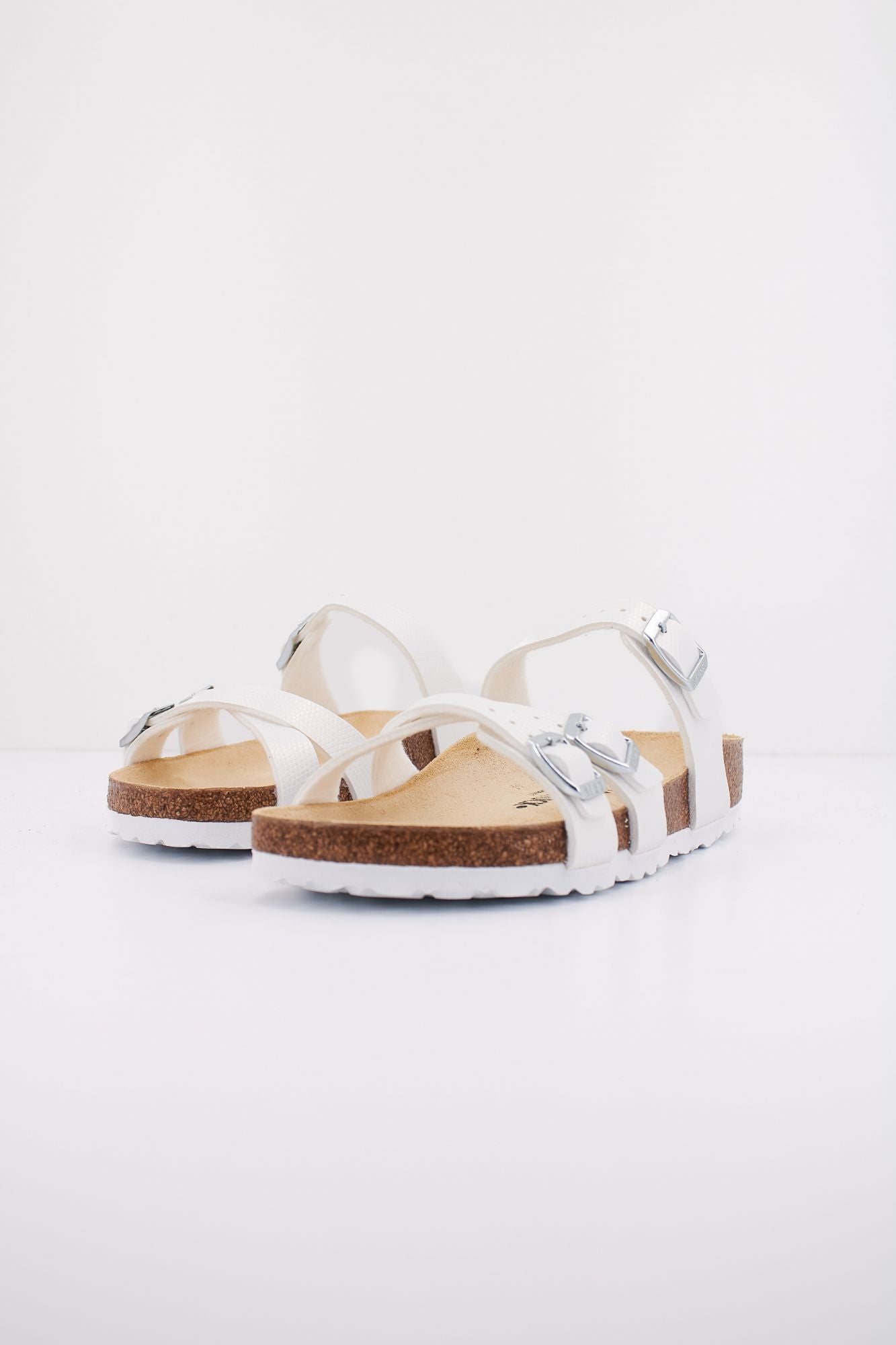 BIRKENSTOCK FRANCA BIRKO-FLOR EMBOSSE en color BLANCO (2)