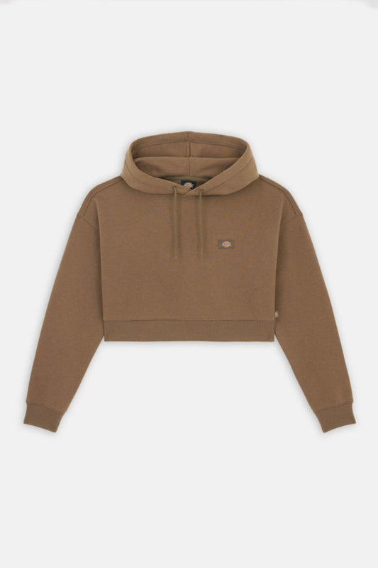 DICKIES OAKPORT CROPPED HOODIE en color MARRON (2)