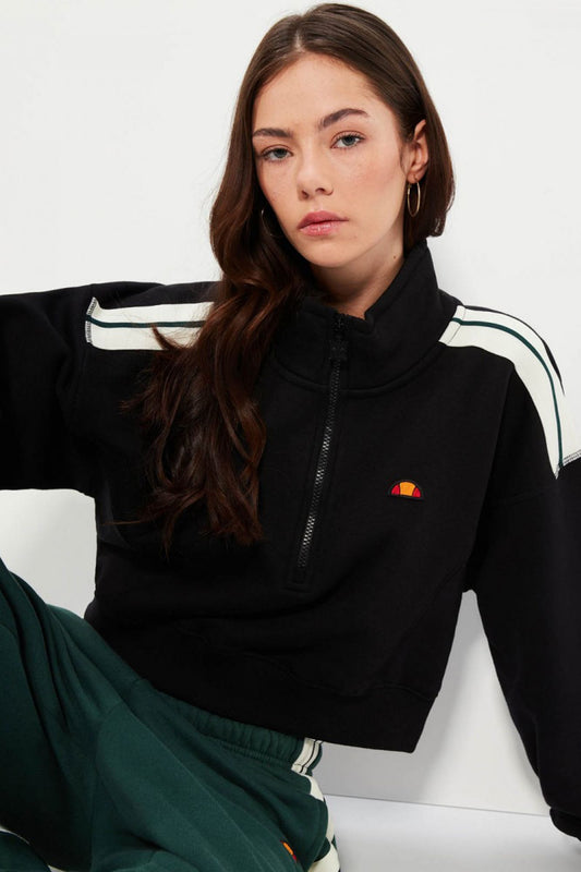 ELLESSE INNOCENZO CROP SWEATSHIRT en color NEGRO (1)