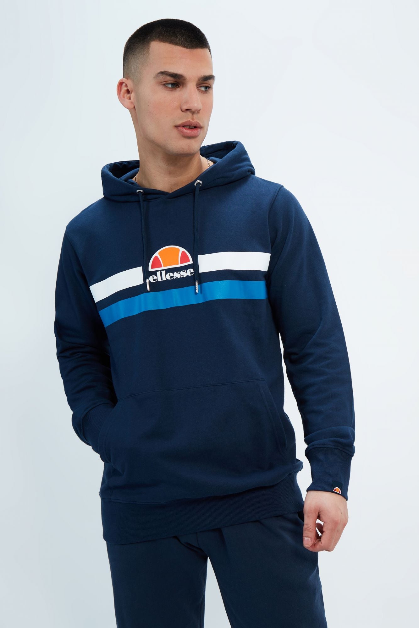 ELLESSE ALRONI OH HOODY en color AZUL (1)