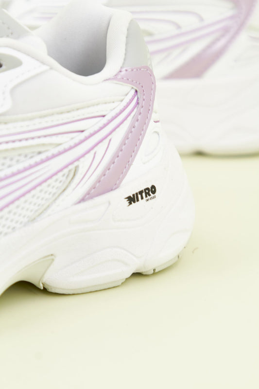 PUMA TEVERIS NITRO METALLIC en color BLANCO (2)