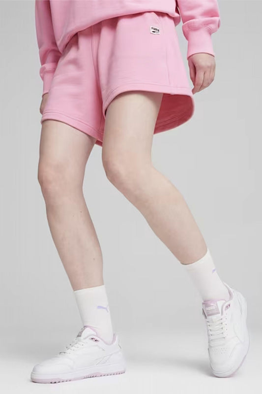 PUMA WAIST SHORTS TR en color ROSA (1)