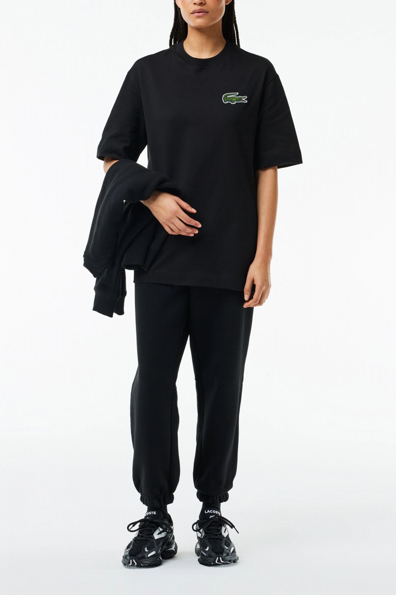 LACOSTE LOOSE FIT en color NEGRO (4)