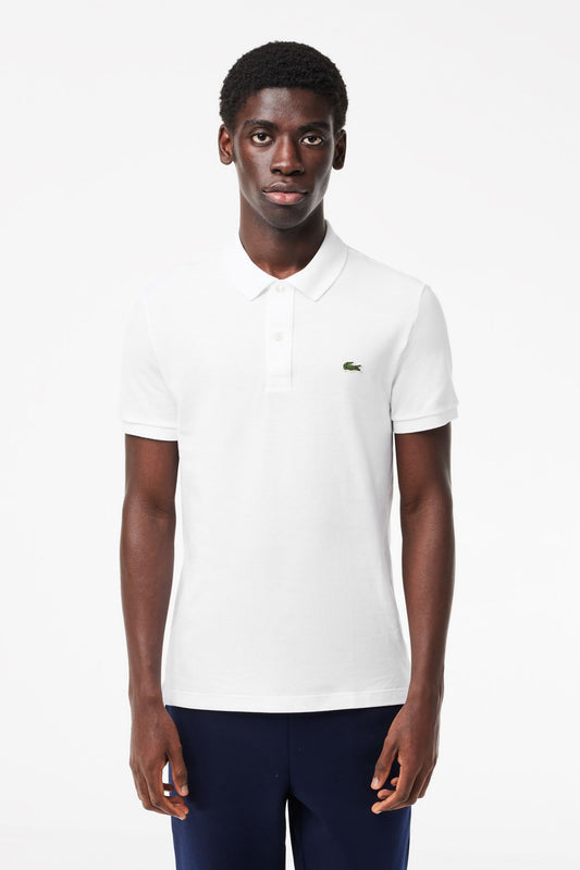 LACOSTE L1212 SHORT SLEEVED RIBBED COLLAR S en color BLANCO (1)