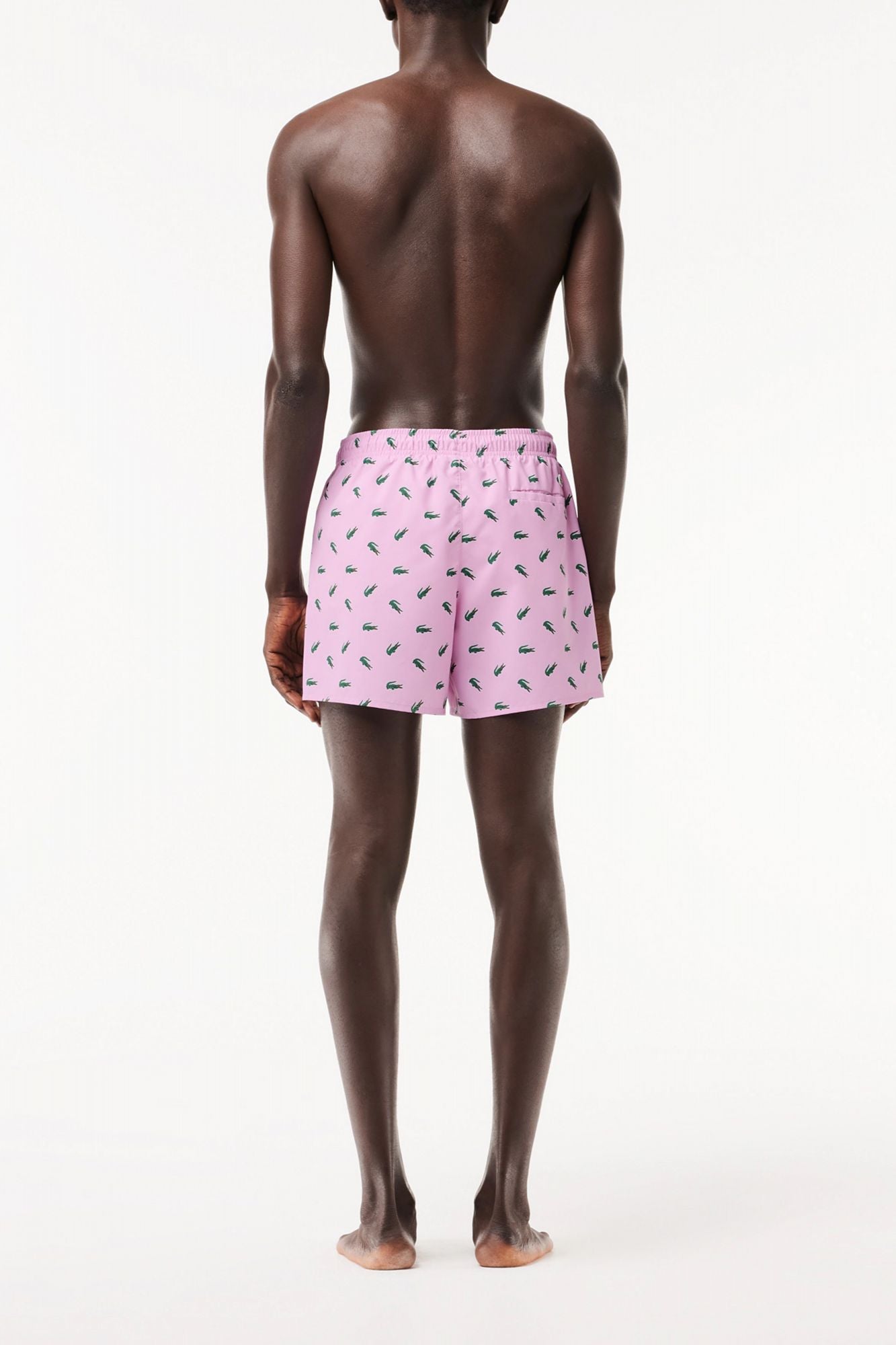 LACOSTE BAÑADOR SWIMSUIT en color ROSA (4)