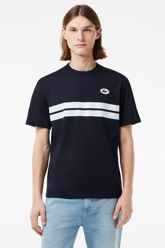 LACOSTE TH8590 TEE-SHIRT en color AZUL (1)