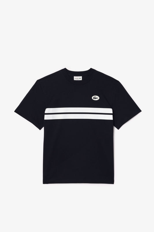 LACOSTE TH8590 TEE-SHIRT en color AZUL (2)