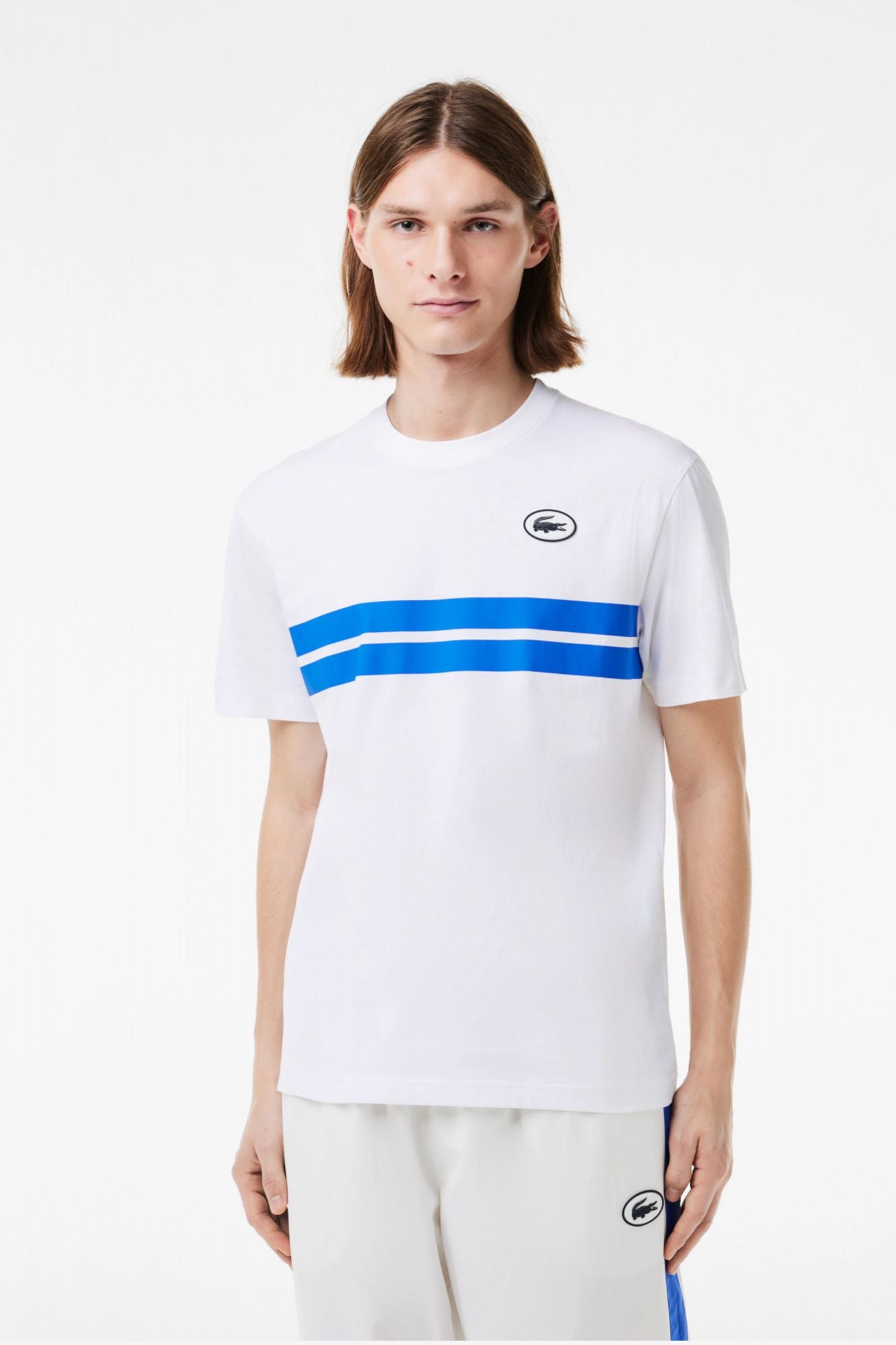 LACOSTE TH8590 TEE-SHIRT en color BLANCO (1)