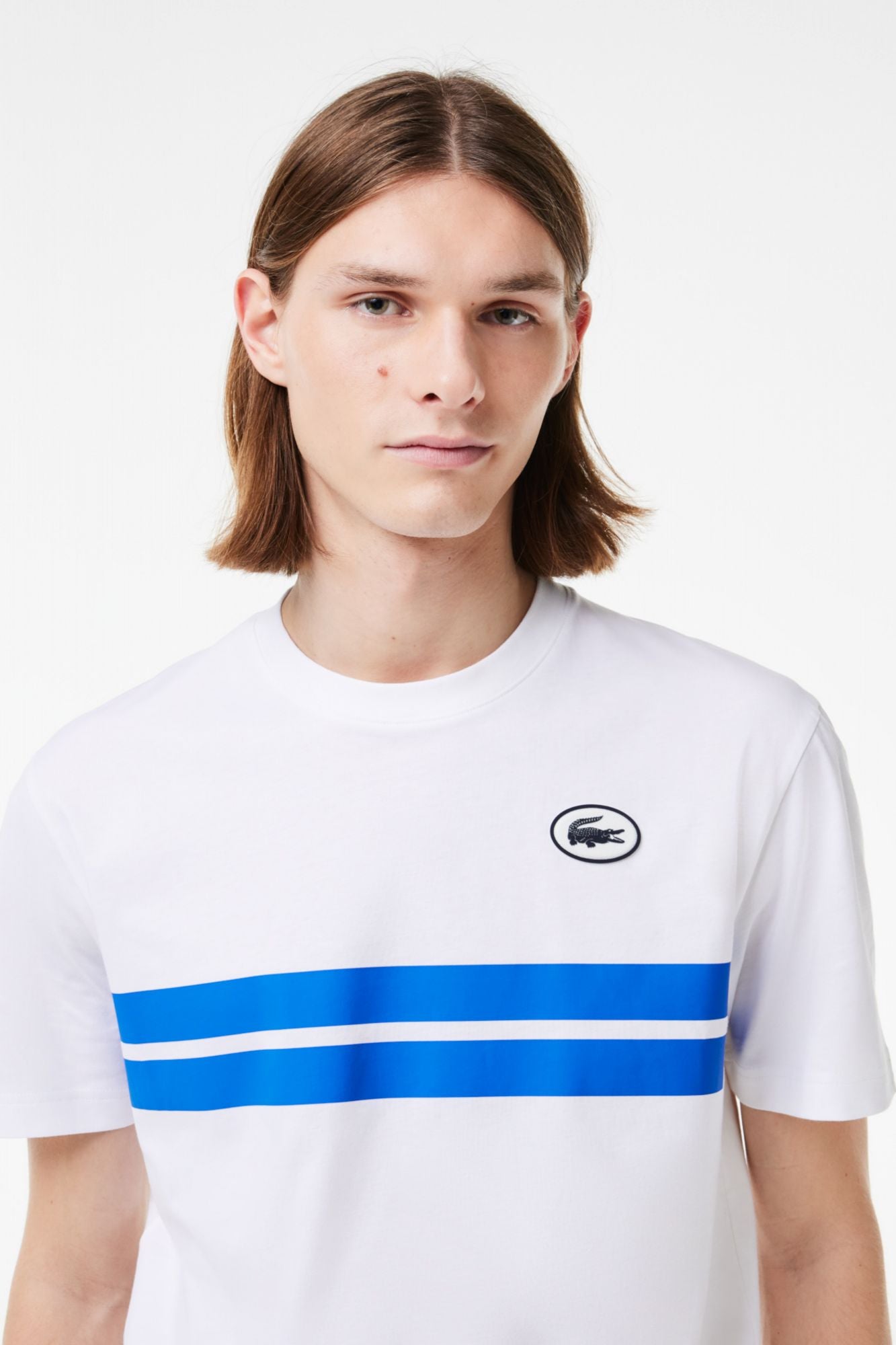 LACOSTE TH8590 TEE-SHIRT en color BLANCO (3)