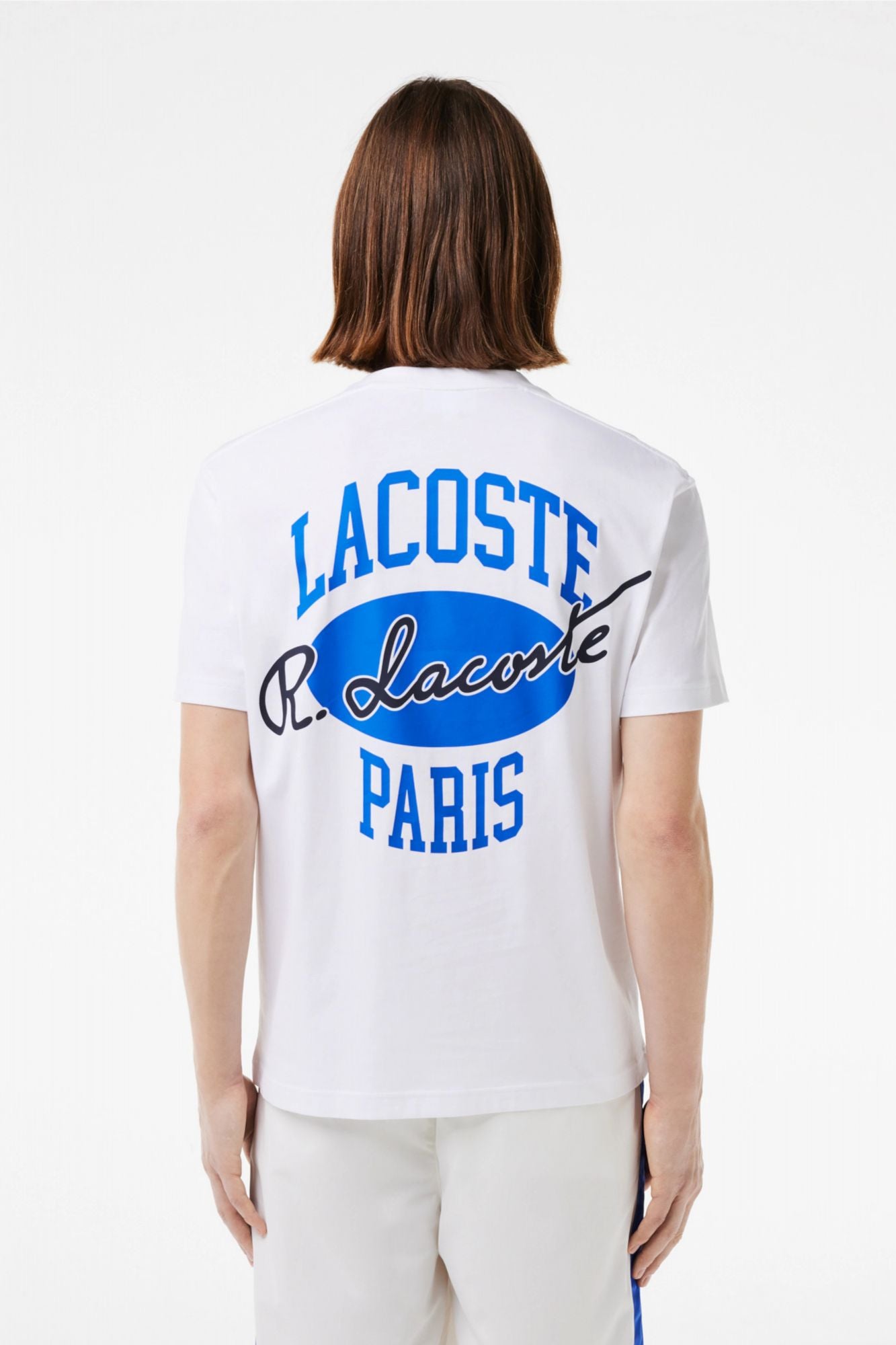 LACOSTE TH8590 TEE-SHIRT en color BLANCO (4)