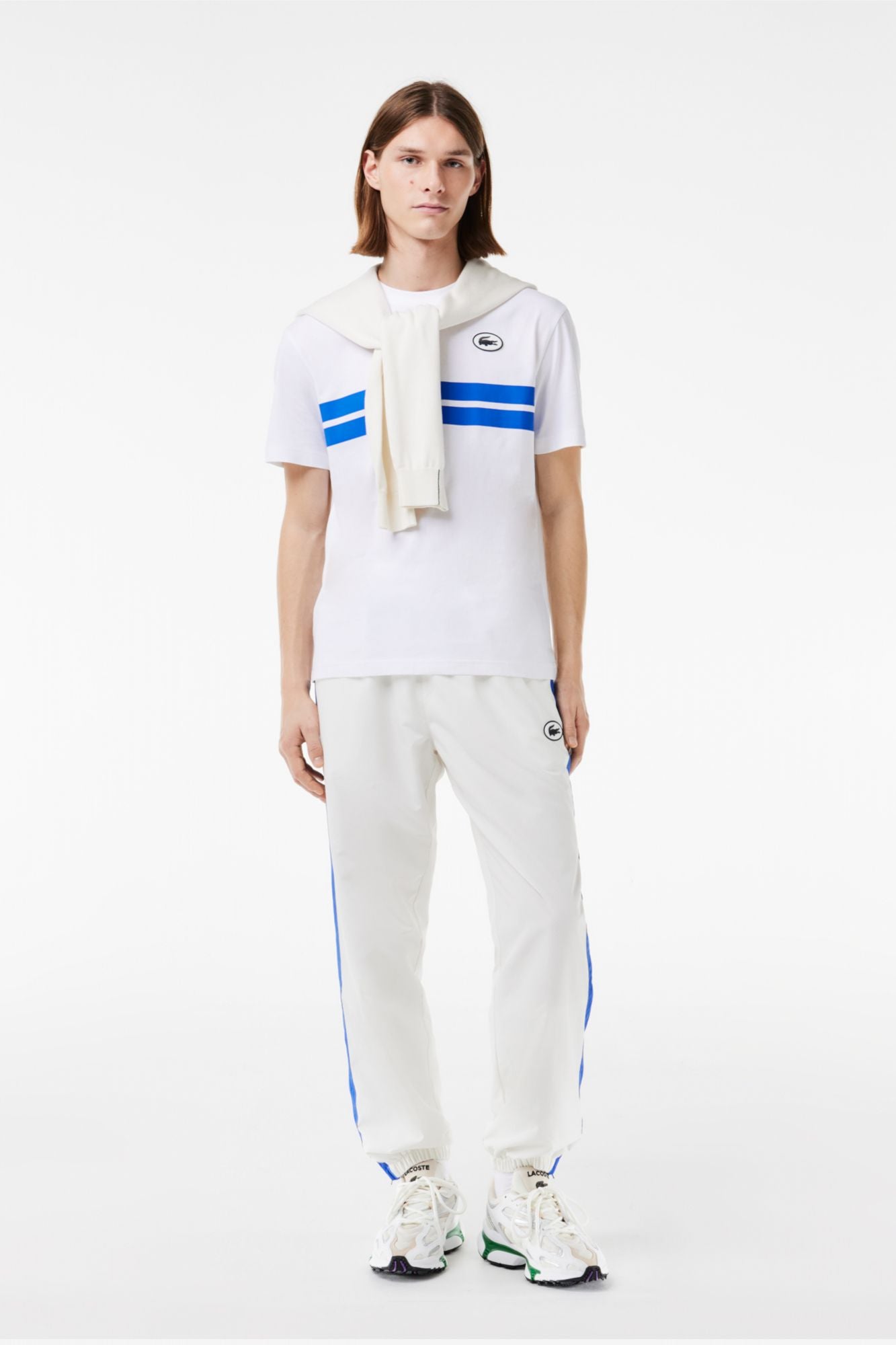 LACOSTE TH8590 TEE-SHIRT en color BLANCO (5)