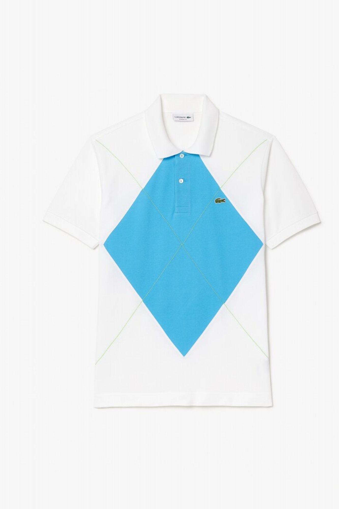 LACOSTE  SLEEVED RIBBED COLLAR en color AZUL (2)