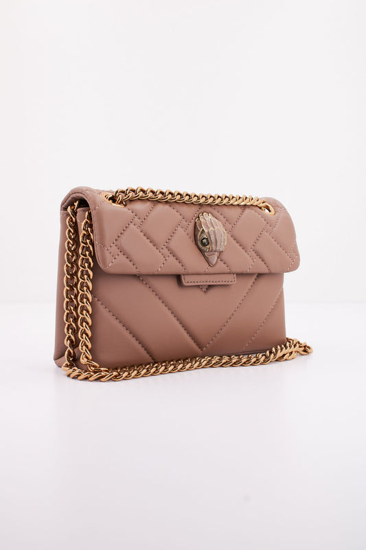 KURT GEIGER LONDON MINI KENSINGTIN BAG en color MARRON (2)