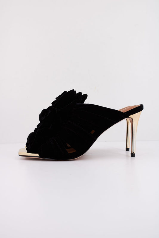 KURT GEIGER LONDON  BLOOM MULE en color NEGRO (1)