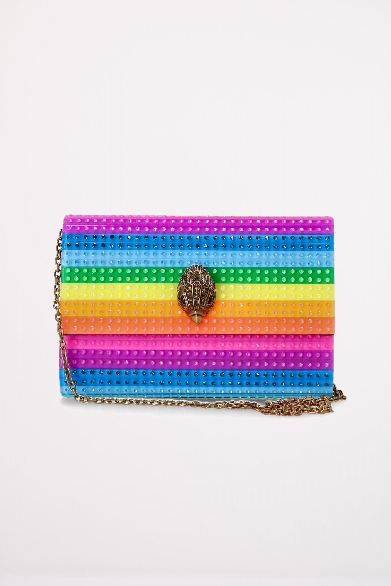 KURT GEIGER LONDON  PARTY EAGLE CLUTCH CR en color MULTICOLOR (1)