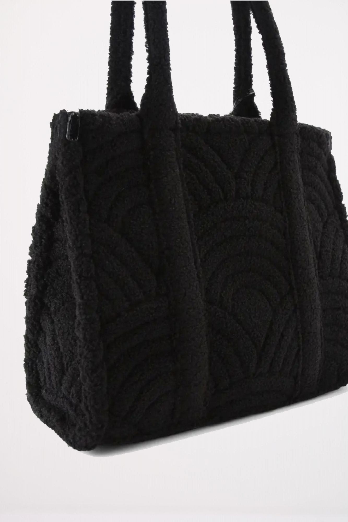 KURT GEIGER LONDON F FUR LG SOUTHBANK TOTE en color NEGRO (3)