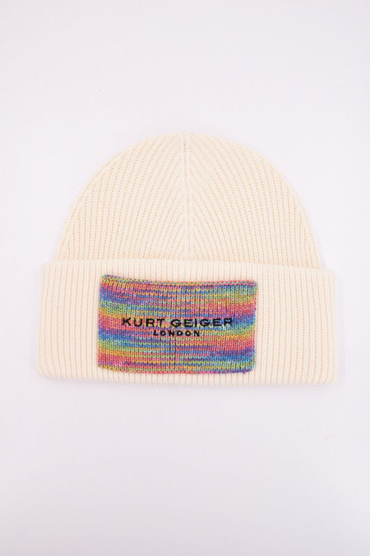 KURT GEIGER LONDON KGL KNITTED BEANIE en color BEIS (1)